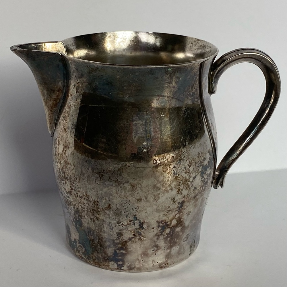 Paul Revere Creamer Reproduction Silver Plate Mini Pitcher Style 3.25” EUC